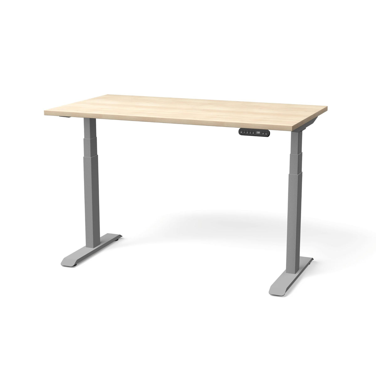 Elektriski augstumā regulējams galds NUWO GEN2-Nabucco-Sudraba-130 x 70-Ergostock