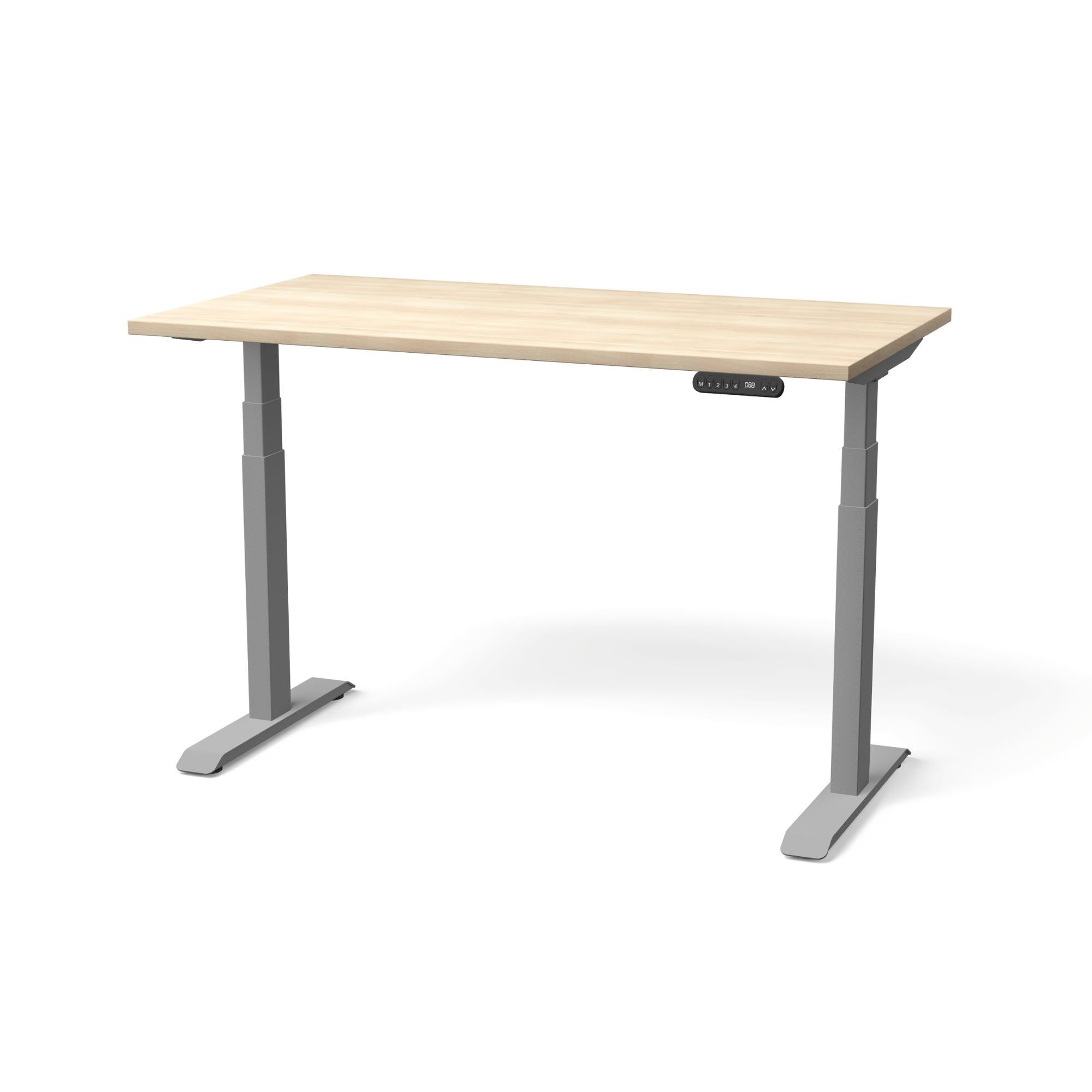 Elektriski augstumā regulējams galds NUWO GEN2-Nabucco-Sudraba-130 x 70-Ergostock