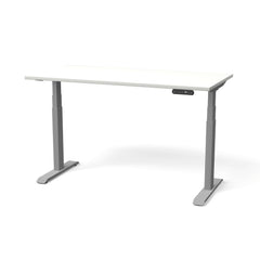 Elektriski augstumā regulējams galds NUWO GEN2-Balta-Sudraba-140 x 70-Ergostock
