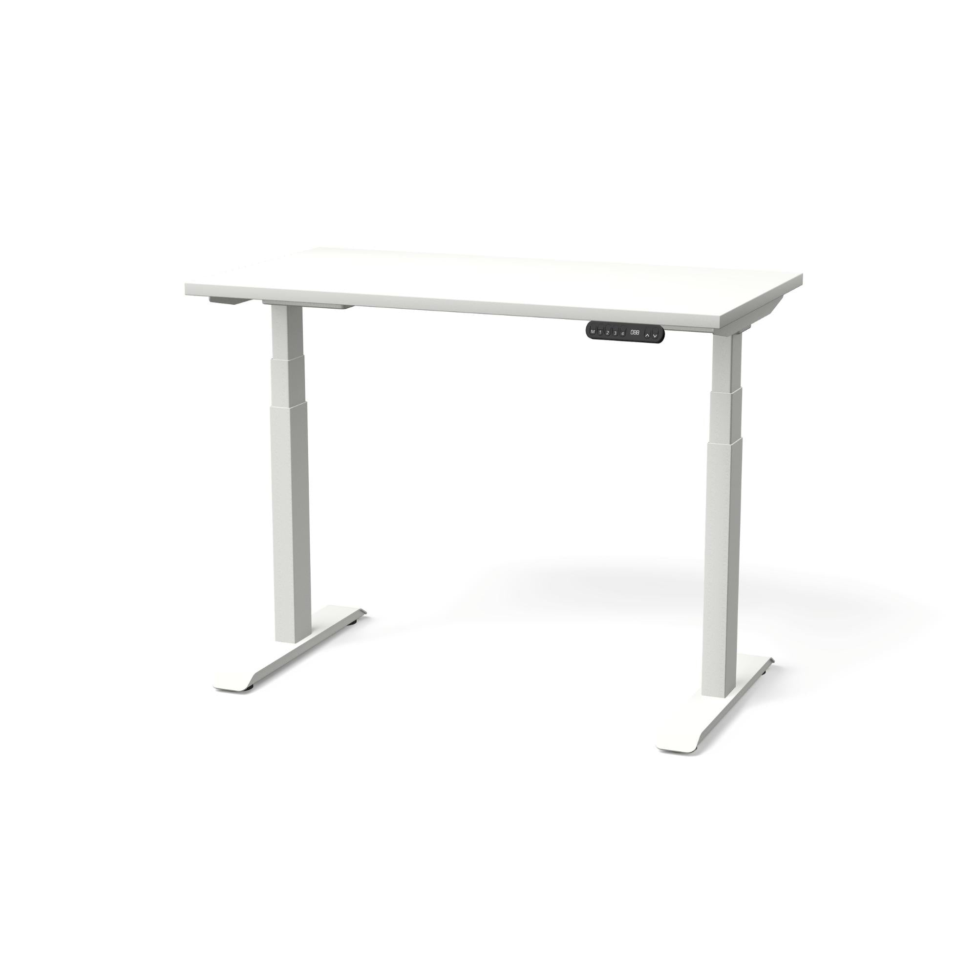 Elektriski augstumā regulējams galds NUWO GEN2-Balta-Balta-110 x 60-Ergostock