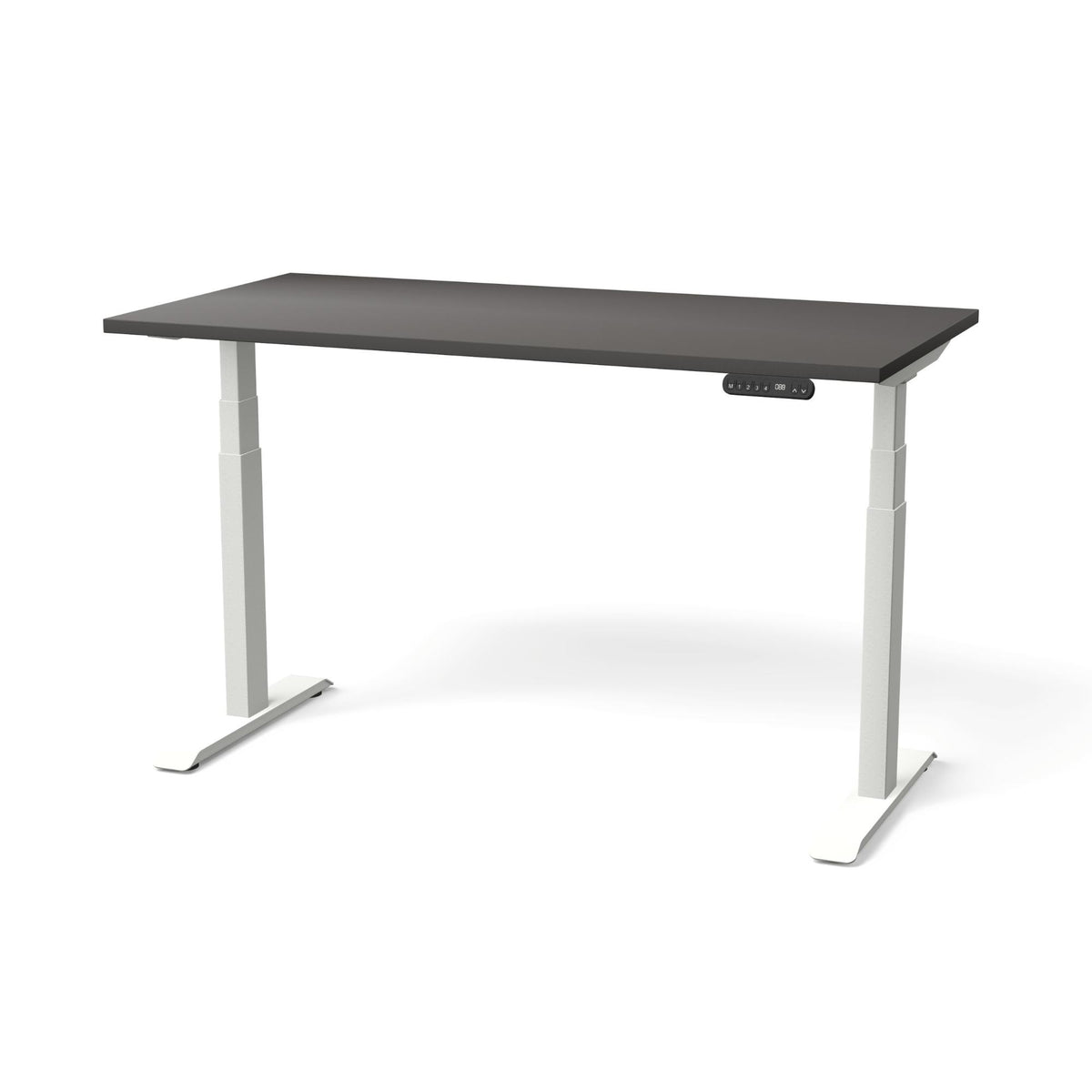 Elektriski augstumā regulējams galds NUWO GEN2-Antracīts-Balta-140 x 70-Ergostock