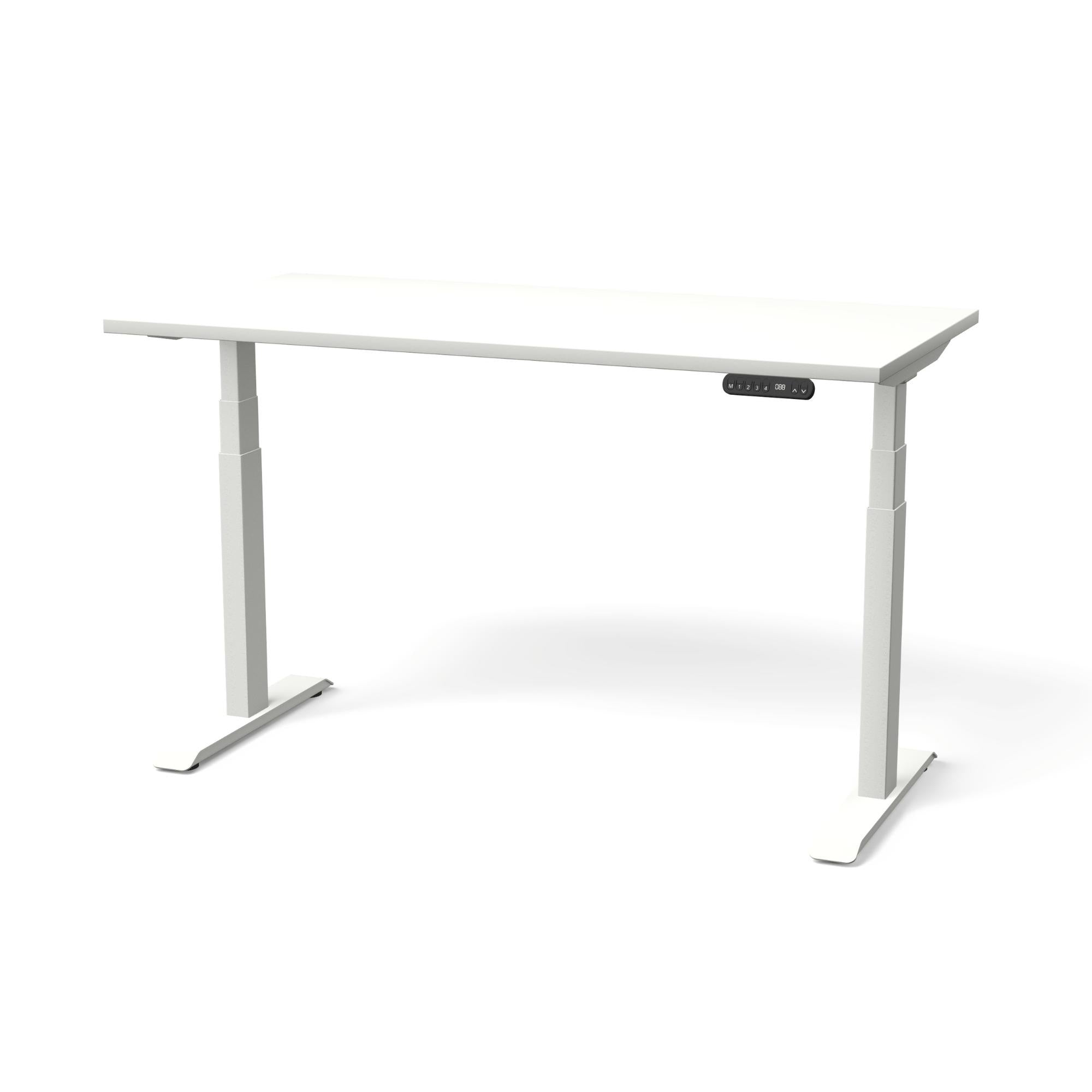 Elektriski augstumā regulējams galds NUWO GEN2-Balta-Balta-140 x 70-Ergostock