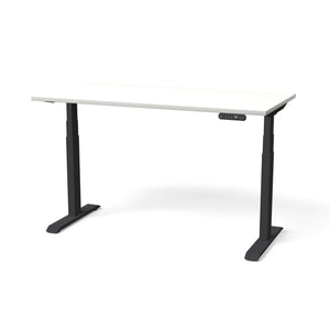 Elektriski augstumā regulējams galds NUWO GEN2-Balta-Melna-140 x 70-Ergostock