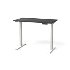 Elektriski augstumā regulējams galds NUWO GEN2-Melna-Balta-110 x 60-Ergostock