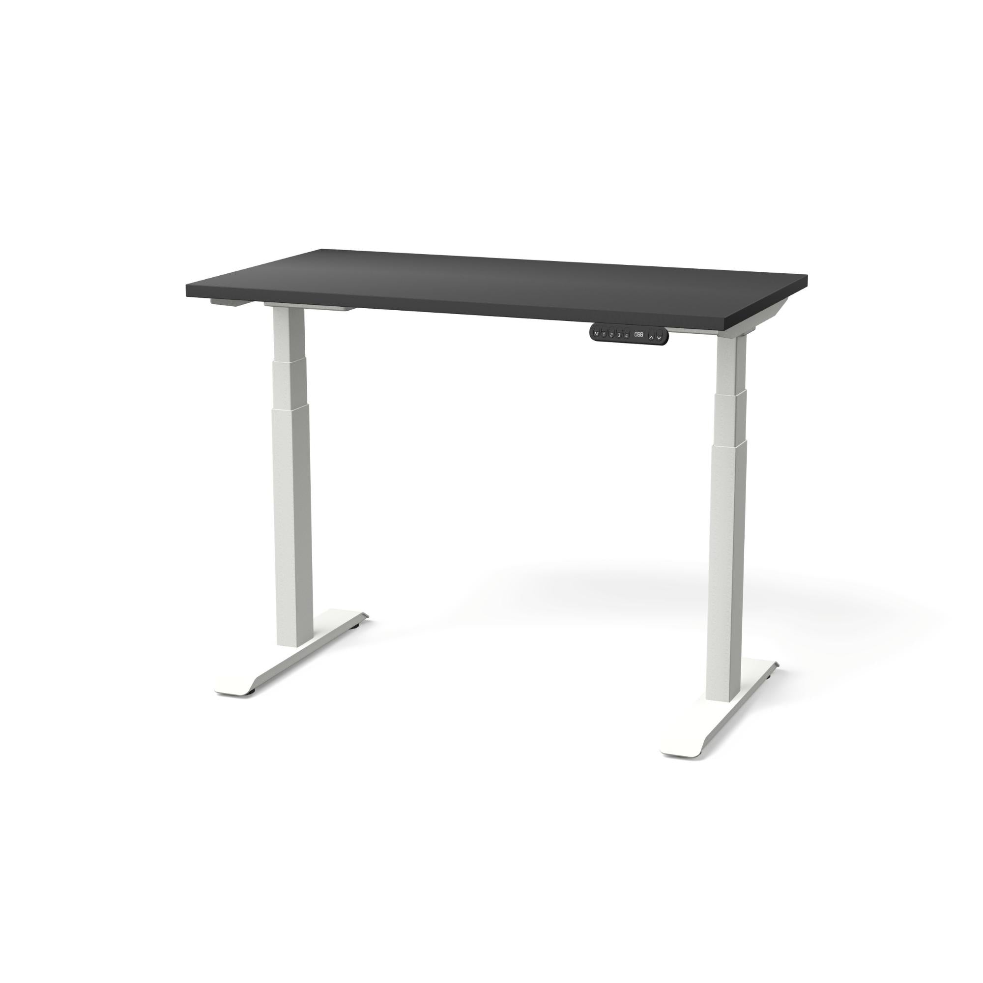 Elektriski augstumā regulējams galds NUWO GEN2-Melna-Balta-110 x 60-Ergostock