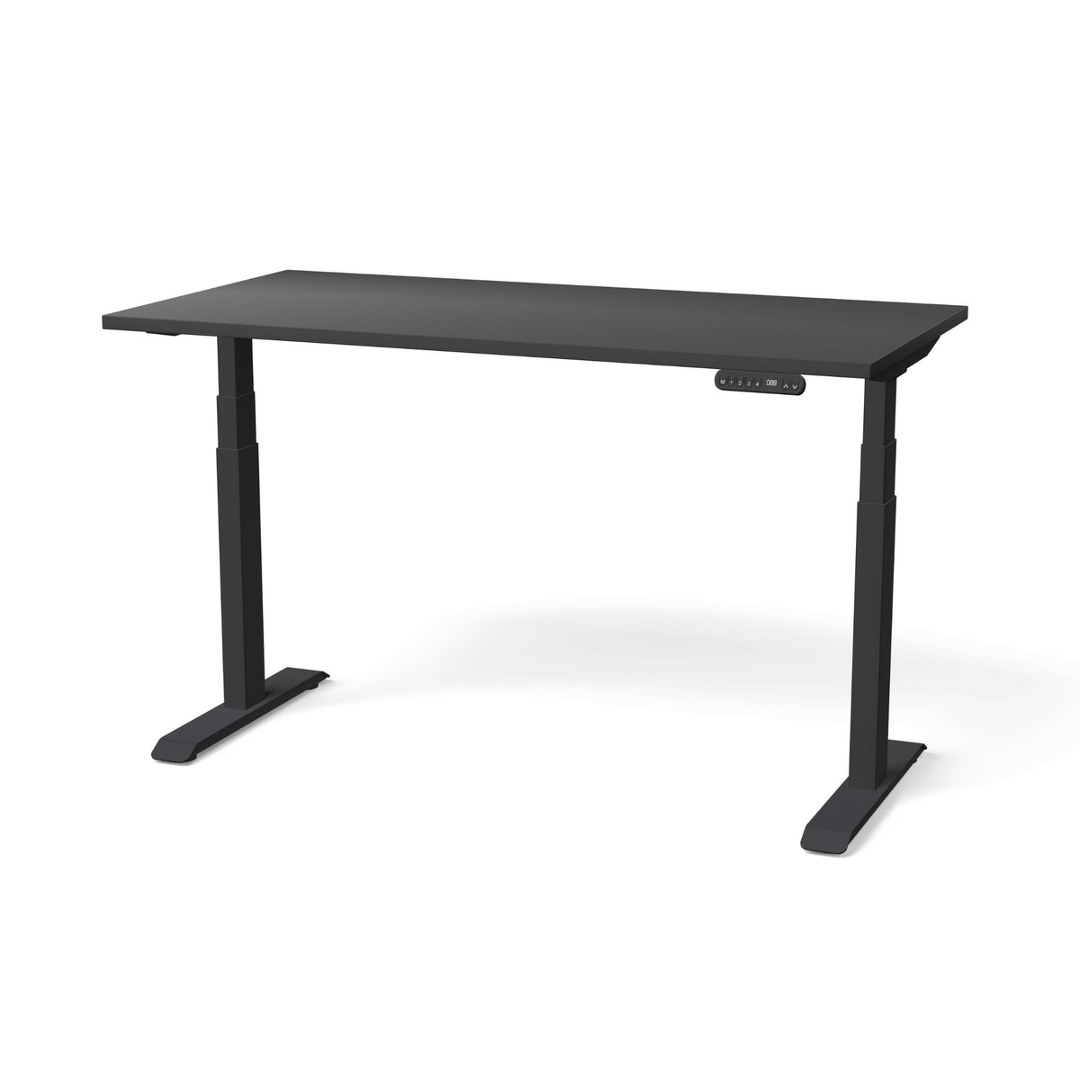 Elektriski augstumā regulējams galds NUWO GEN2-Melna-Melna-140 x 70-Ergostock