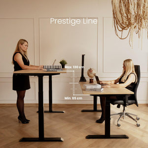 Elektriski augstumā regulējams galds Prestige Line, augstuma regulācijas diapazons