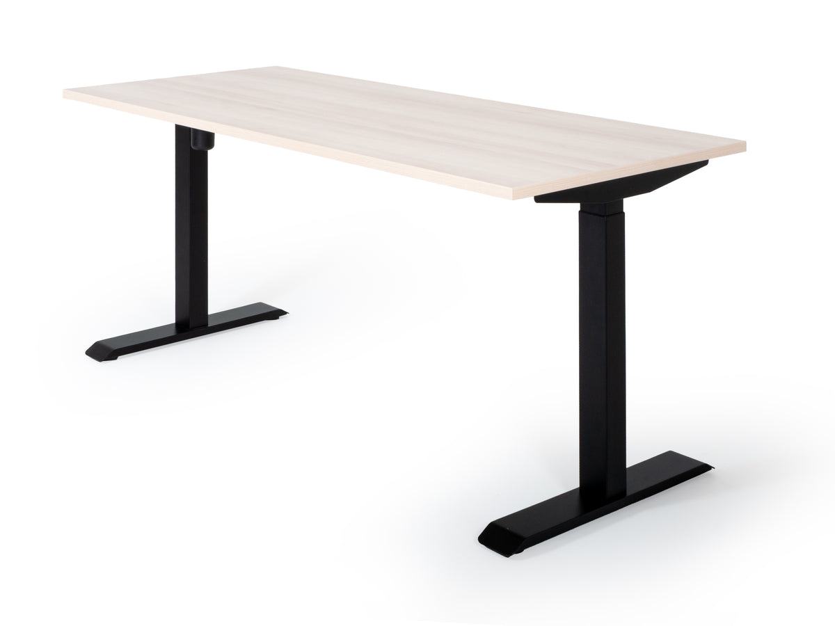 Elektriski augstumā regulējams galds Unico Line – Nabucco / Melna / 120 x 65