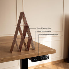 Elektriski augstumā regulējams galds Unico Line, plaša galda virsmu izvēle