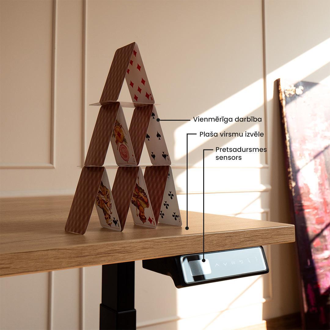 Elektriski augstumā regulējams galds Ypsilon, plaša virsmu izvēle un vienmērīga darbība