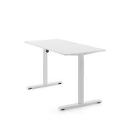 Elektriski augstumā regulējams rakstāmgalds WORKMATE, 120 x 60 cm, balts