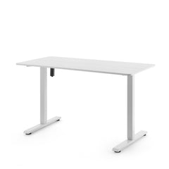Elektriski augstumā regulējams rakstāmgalds WORKMATE, 120 x 60 cm, balts