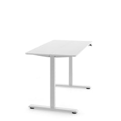 Elektriski augstumā regulējams rakstāmgalds WORKMATE, 120 x 60 cm, balts