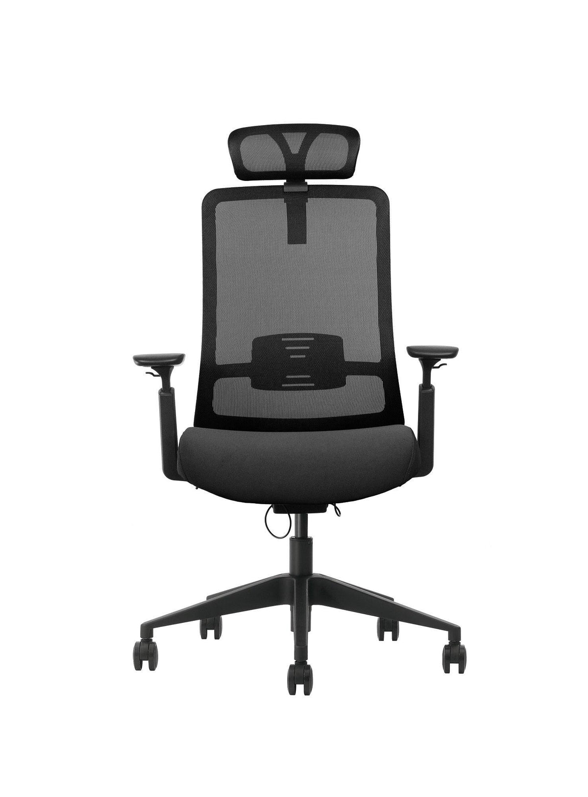 Ergostock komplekts augstumā regulējams galds Prestige Line 140 cm x 80 cm un Biroja krēsls VANE HD Handy Black