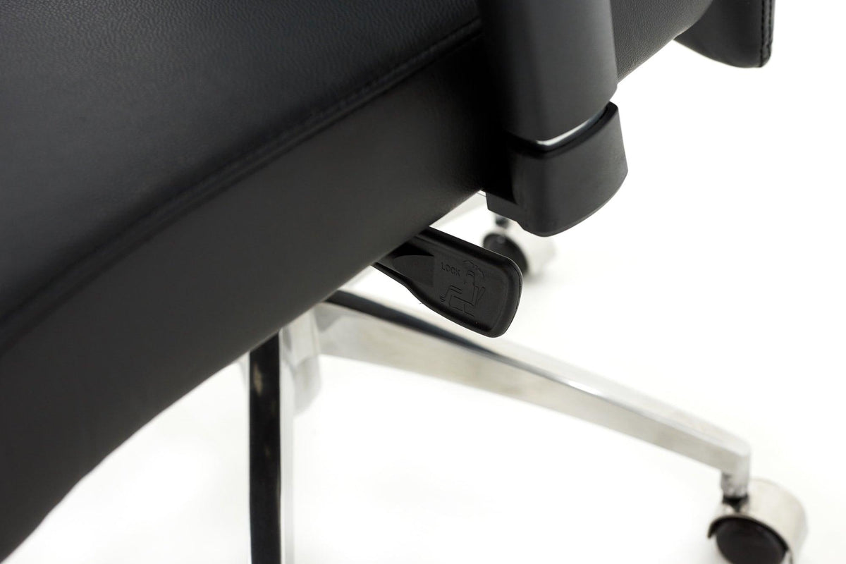 Ergostock komplekts augstumā regulējams galds Prestige Line 160 cm x 80 cm un Biroja krēsls Modo Chrome Black
