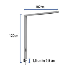 Galda lampa MAULsirius LED, piestiprināma