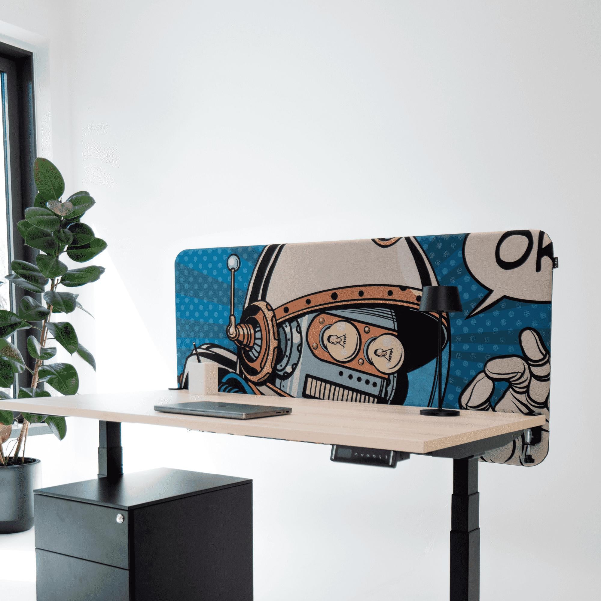 Galda starpsiena TYSTIQ DESIGN - Ergostock.lv