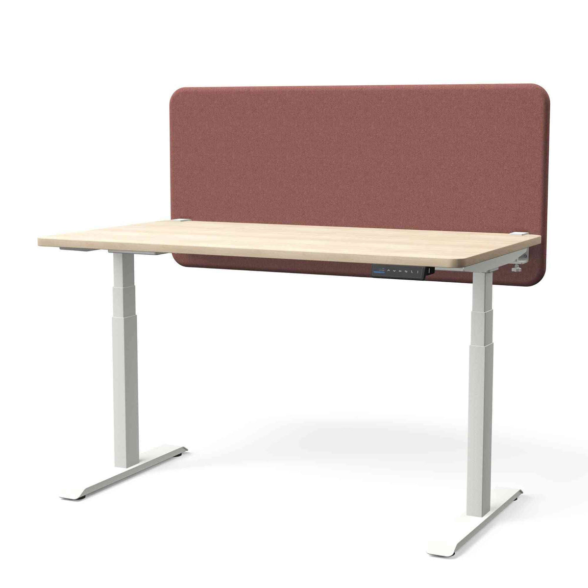 Galda starpsiena TYSTIQ – 120 x 65 / Rose Beige / Balta