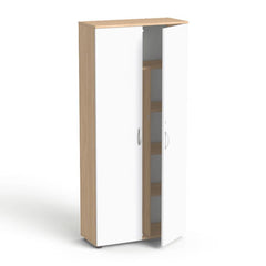 Garderobes skapis Flexx, ar 5 plauktiem, 1800 x 800 x 355 mm - Ergostock.lv