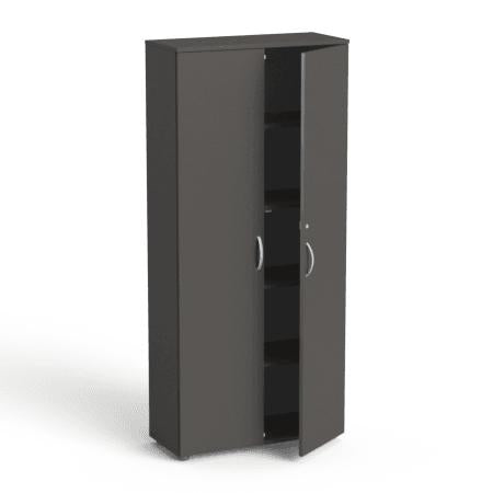 Garderobes skapis Flexx, ar 5 plauktiem, 1800 x 800 x 355 mm - Ergostock.lv