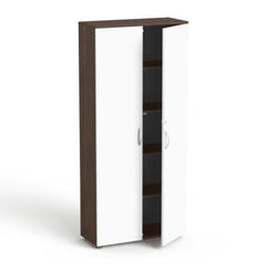 Garderobes skapis Flexx, ar 5 plauktiem, 1800 x 800 x 355 mm - Ergostock.lv