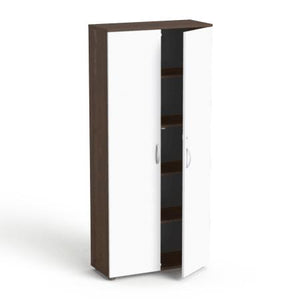 Garderobes skapis Flexx, ar 5 plauktiem, 1800 x 800 x 355 mm - Ergostock.lv