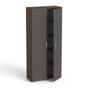 Garderobes skapis Flexx, ar 5 plauktiem, 1800 x 800 x 355 mm - Ergostock.lv