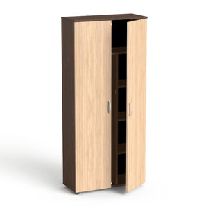 Garderobes skapis Flexx, ar 5 plauktiem, 1800 x 800 x 355 mm - Ergostock.lv