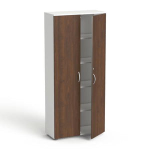 Garderobes skapis Flexx, ar 5 plauktiem, 1800 x 800 x 355 mm - Ergostock.lv