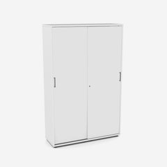 Garderobes skapis NUWO, ar plauktiem un stangu, 1890x1200x420 mm, konfigurējams - Ergostock.lv