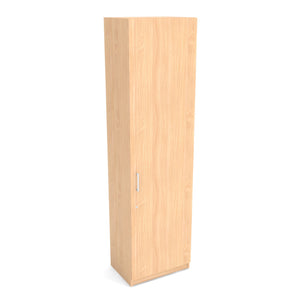 Garderobes skapis PRO LINE, apģērbu stanga un 2 plaukti, 2195x600x420 mm, pamatnes rāmis, konfigurējams-Ergostock