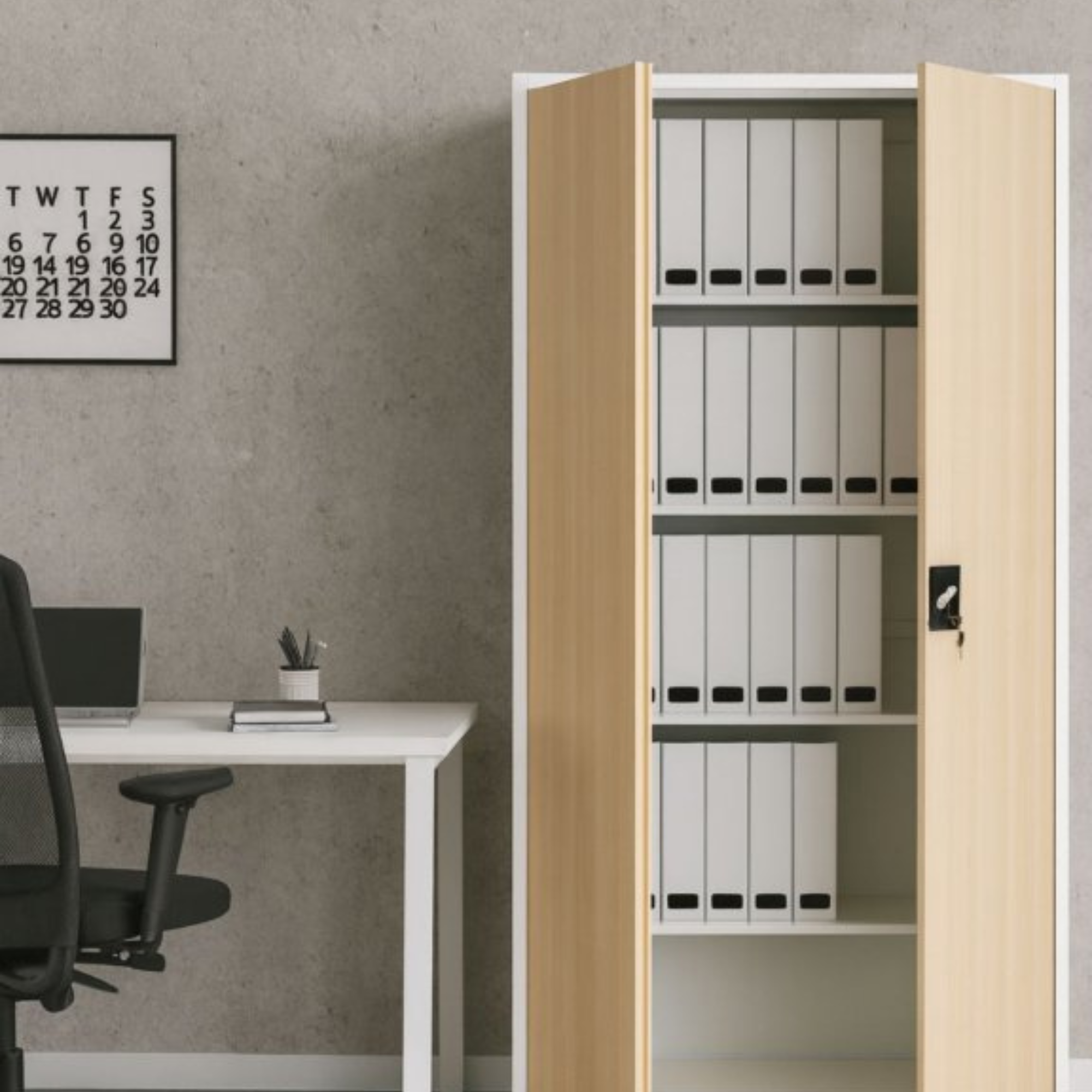 Metāla dokumentu skapis Geneva Wood