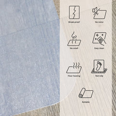 Grīdas segums FLEXX, 120x90 cm, pienbalts