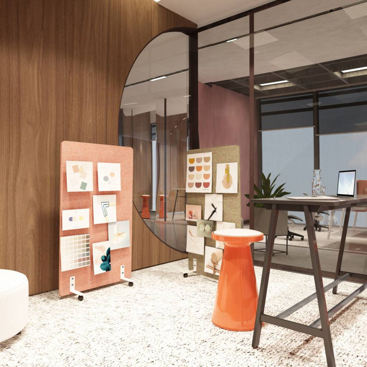 Grīdas starpsiena Mobily, konfigurējama-Ergostock