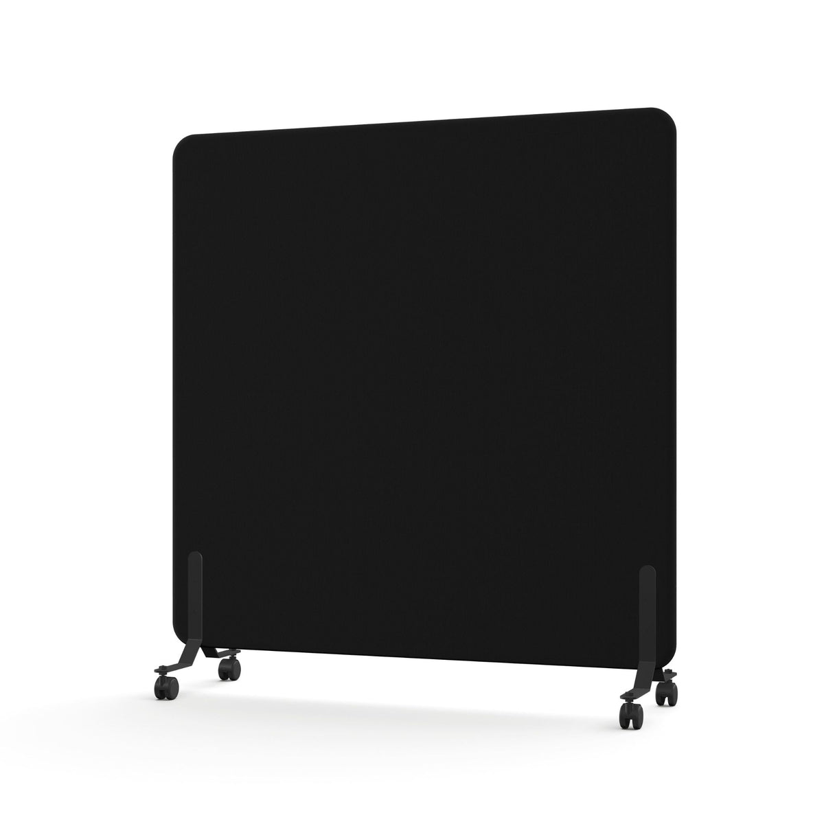 Grīdas starpsiena TYSTIQ MOVE – 136 cm / 136 cm / Graphite Black