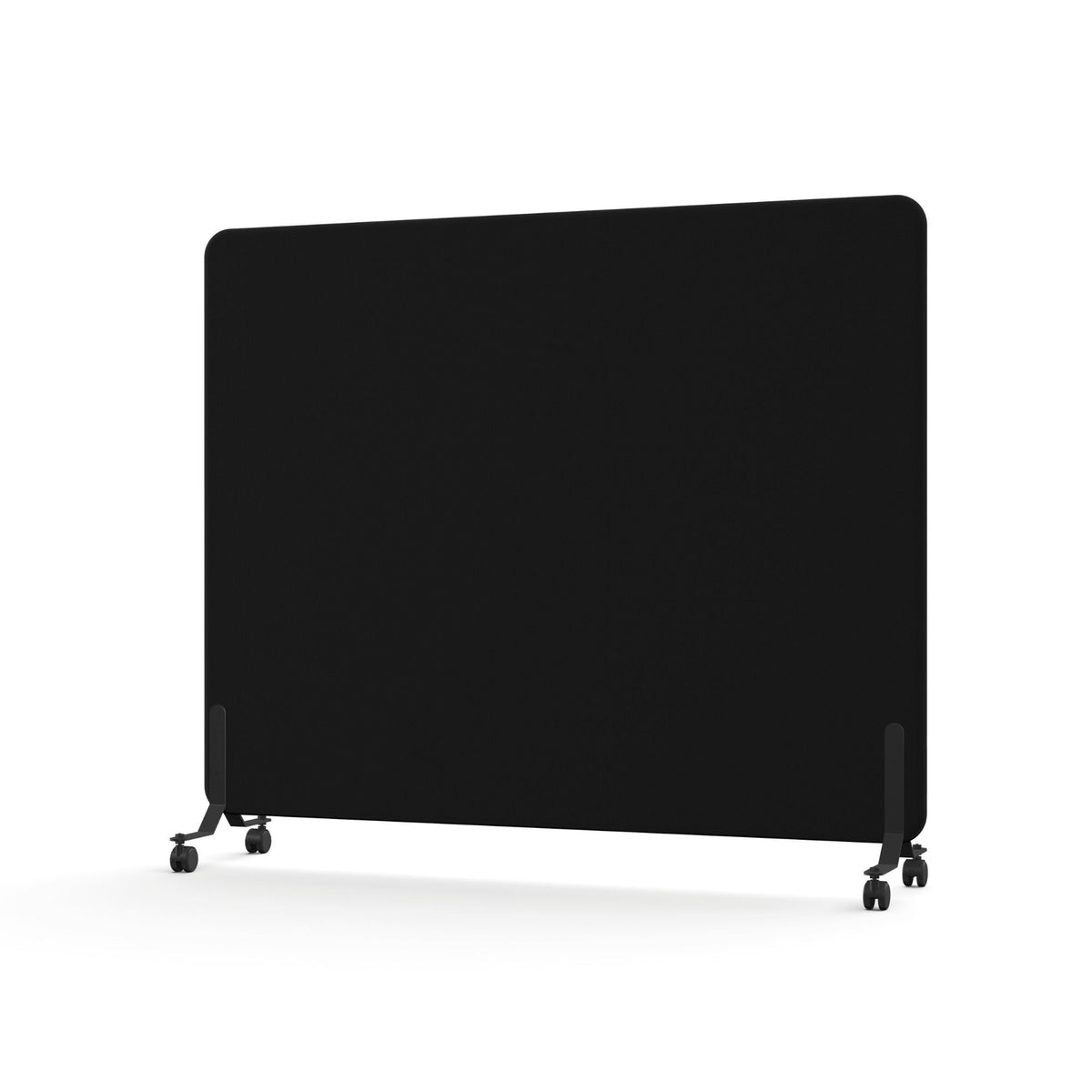 Grīdas starpsiena TYSTIQ MOVE – 136 cm / 170 cm / Graphite Black