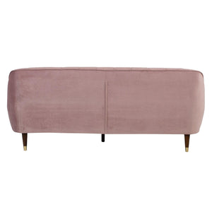 Home4You Dīvāns JOANNA 1965xD835xH805cm violeti rozā samts-Ergostock