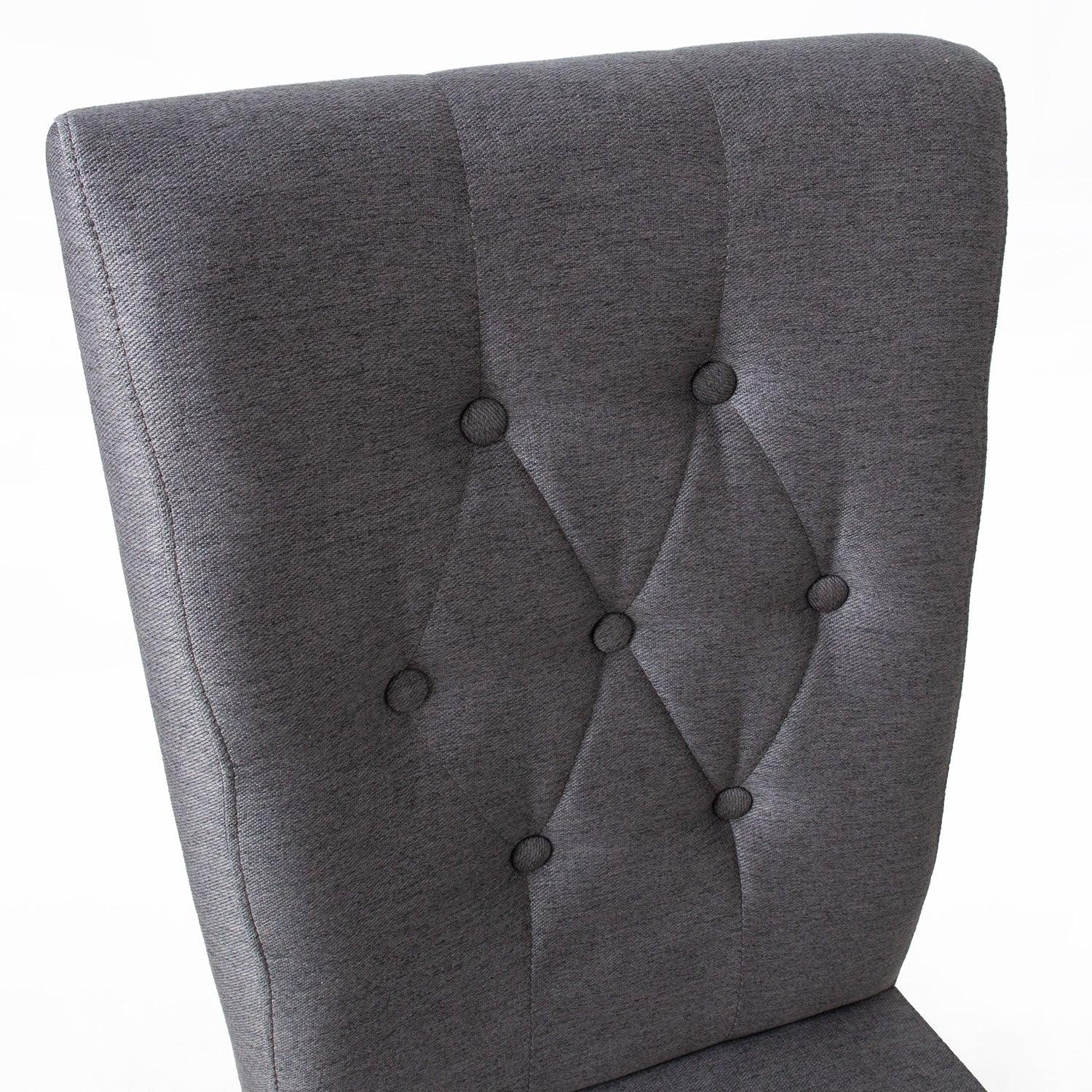 Home4You Ēdamistabas krēsls QUEEN 64x46xH102cm pelēka-Ergostock