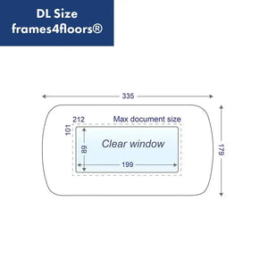 Industriālas kvalitātes grīdas marķējumi Frames4Floors DL 10 gab dzelteni - Ergostock.lv