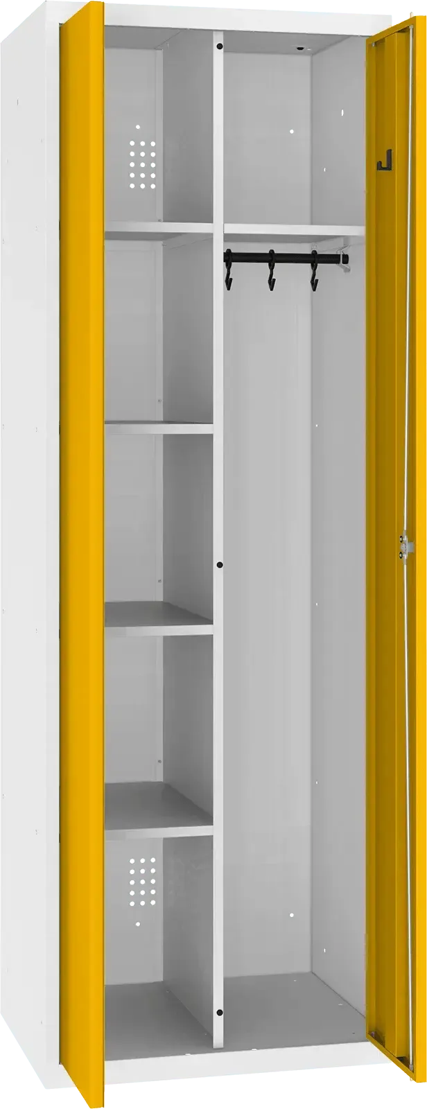 Inventāra skapis ar pakaramo 1800x600x500 mm - Ergostock.lv