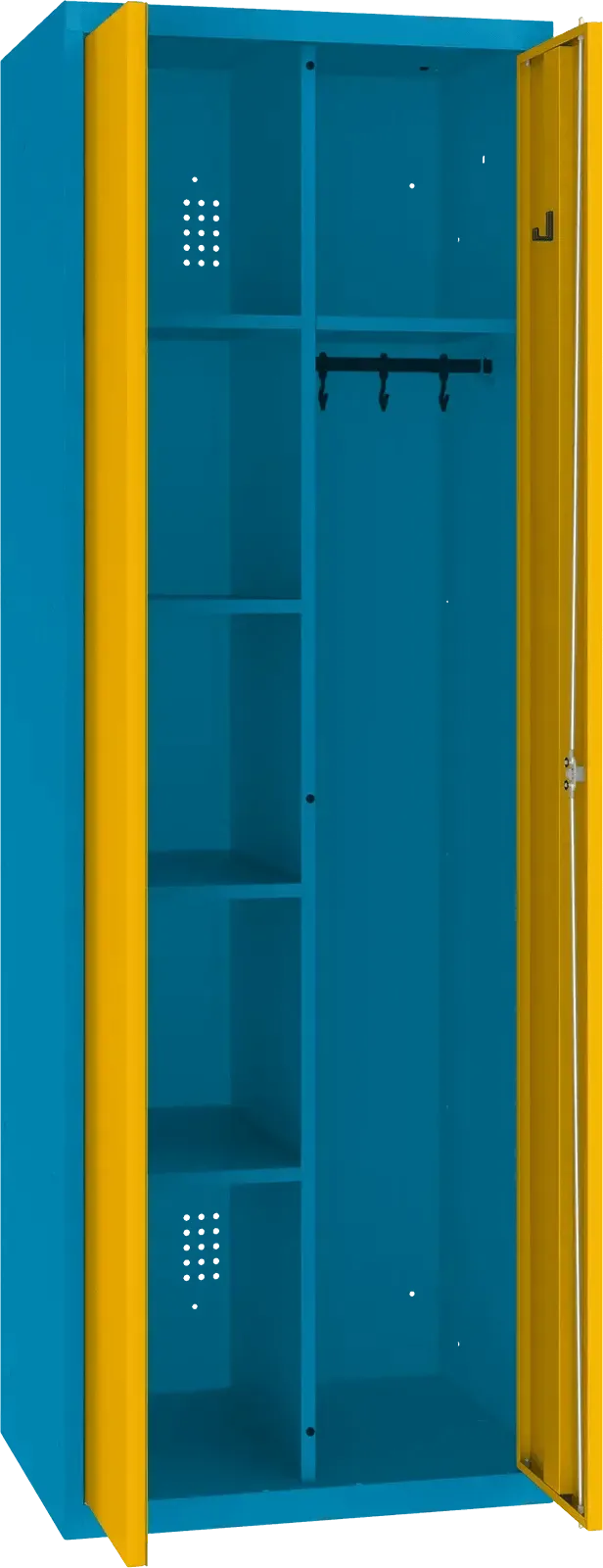 Inventāra skapis ar pakaramo 1800x600x500 mm - Ergostock.lv