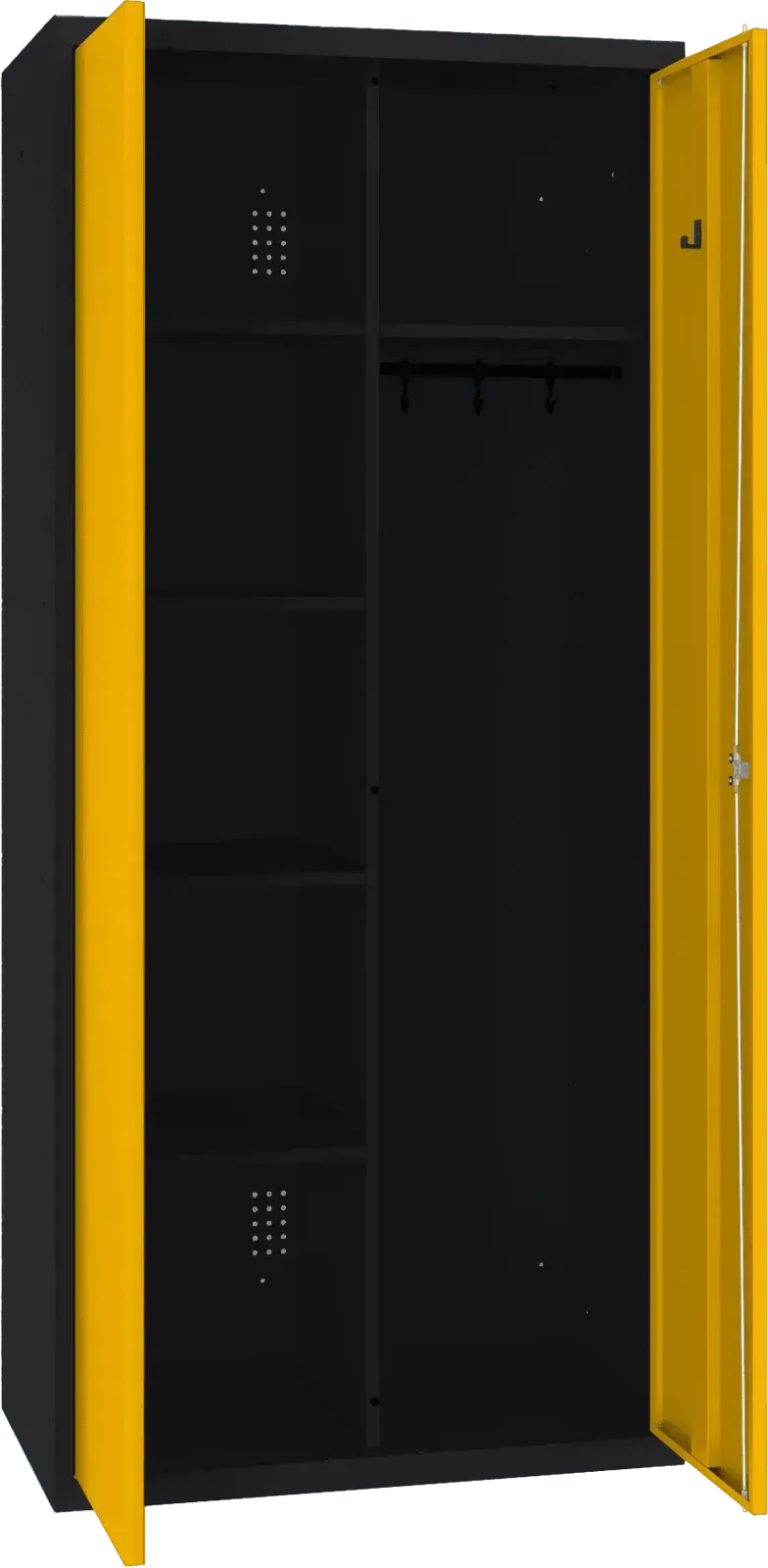 Inventāra skapis ar pakaramo 1800x800x500 mm - Ergostock.lv