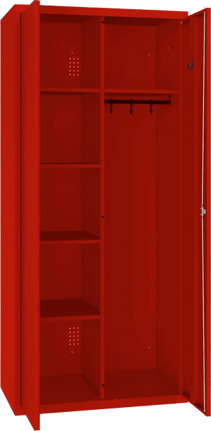 Inventāra skapis ar pakaramo 1800x800x500 mm-Ergostock