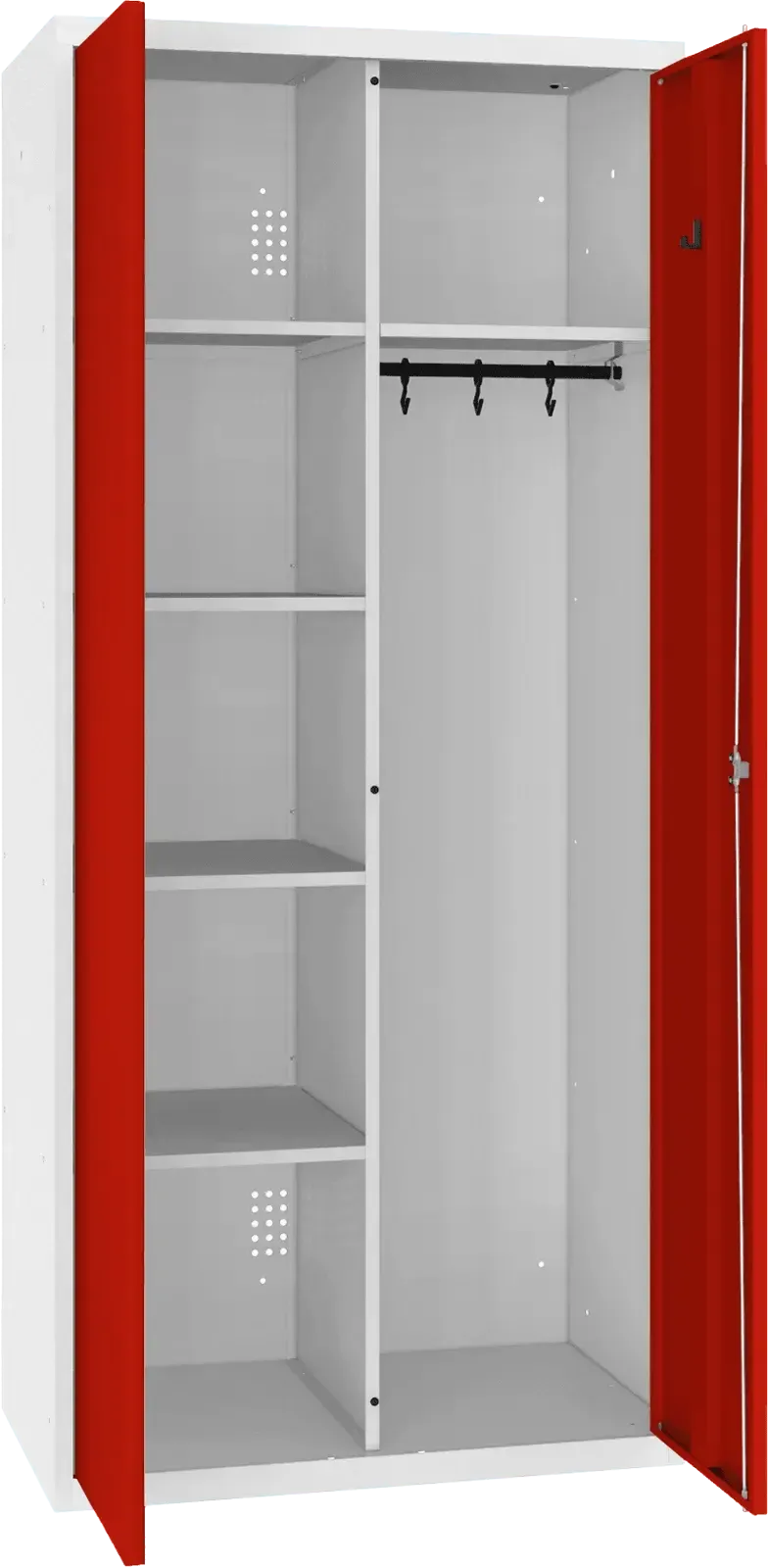 Inventāra skapis ar pakaramo 1800x800x500 mm - Ergostock.lv