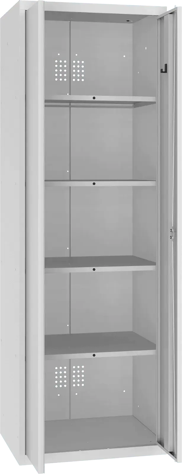 Inventāra skapis Classic 1800x600x500 mm – gaiši pelēks / gaiši pelēks