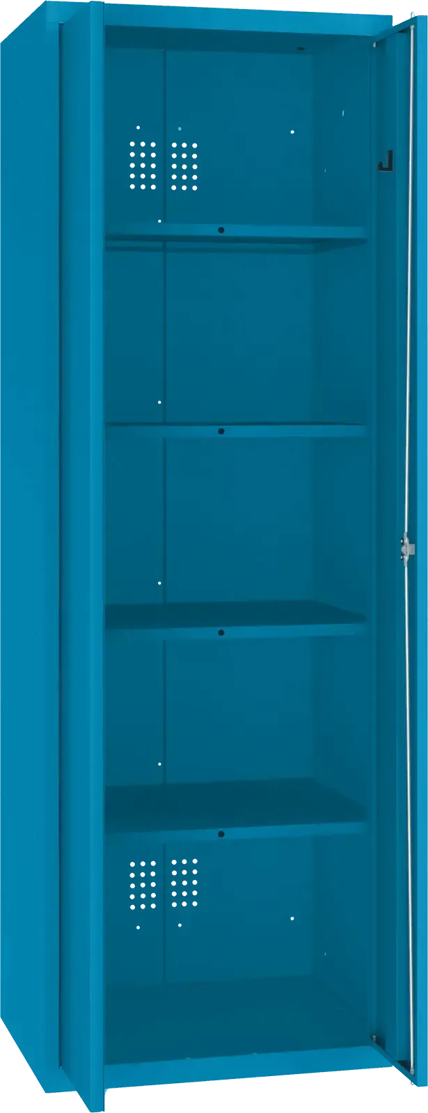 Inventāra skapis Classic 1800x600x500 mm – zils / zils