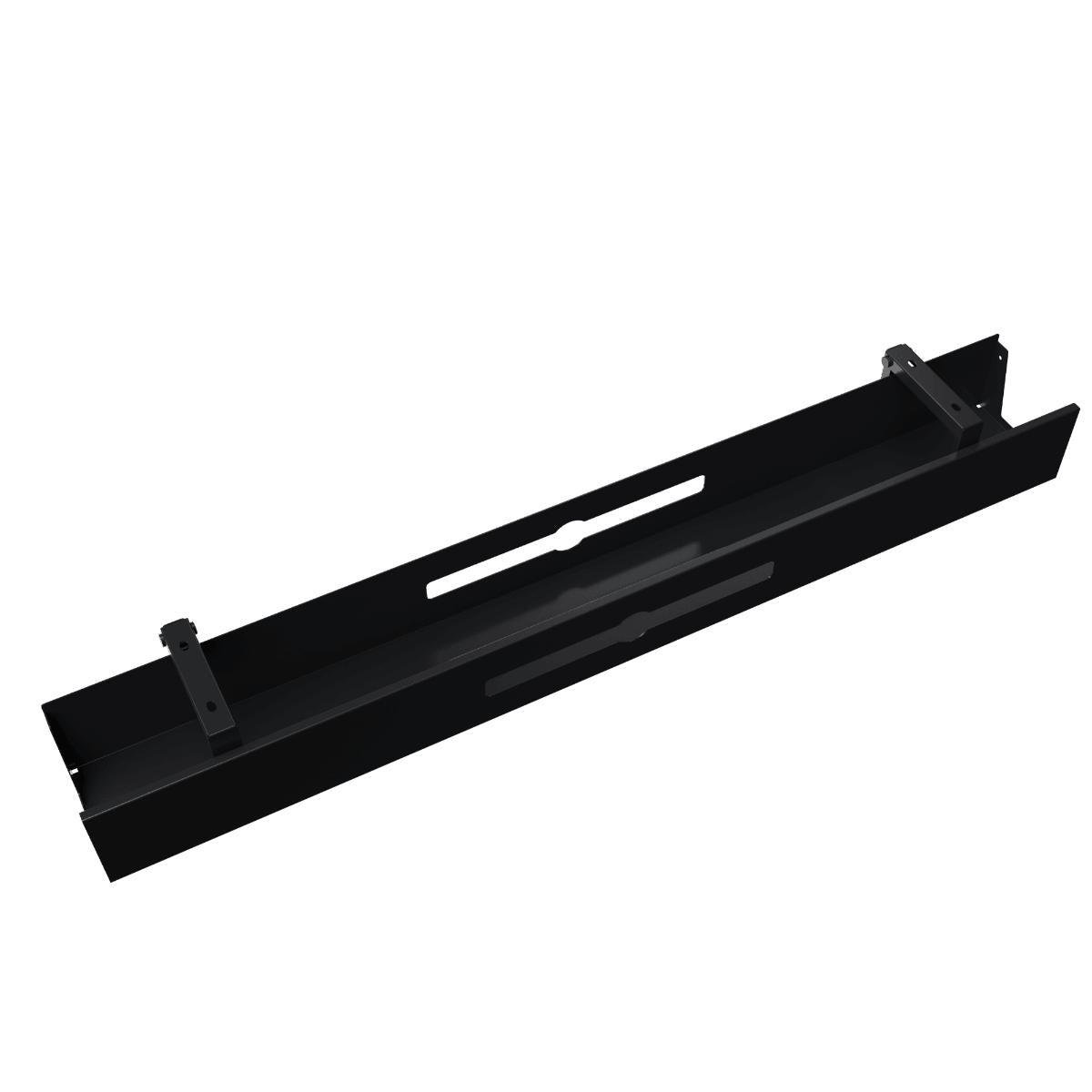 Kabeļu grozs Pro Line Open, noliecams, 100 cm – Melns