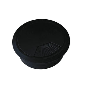 Kabeļu kanāls, diametrs 60 mm, ar iestrādi galda virsmā - Ergostock.lv