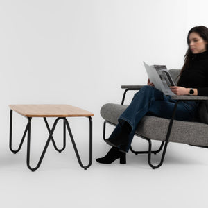 Kafijas galdiņš CLIP CLTB, BEJOT:, konfigurējams - Ergostock.lv