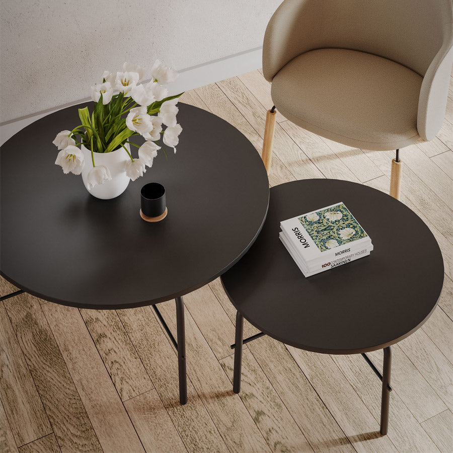 Kafijas galdiņš FLOS TB-RC-L, 65 cm diametrs, BEJOT:, konfigurējams